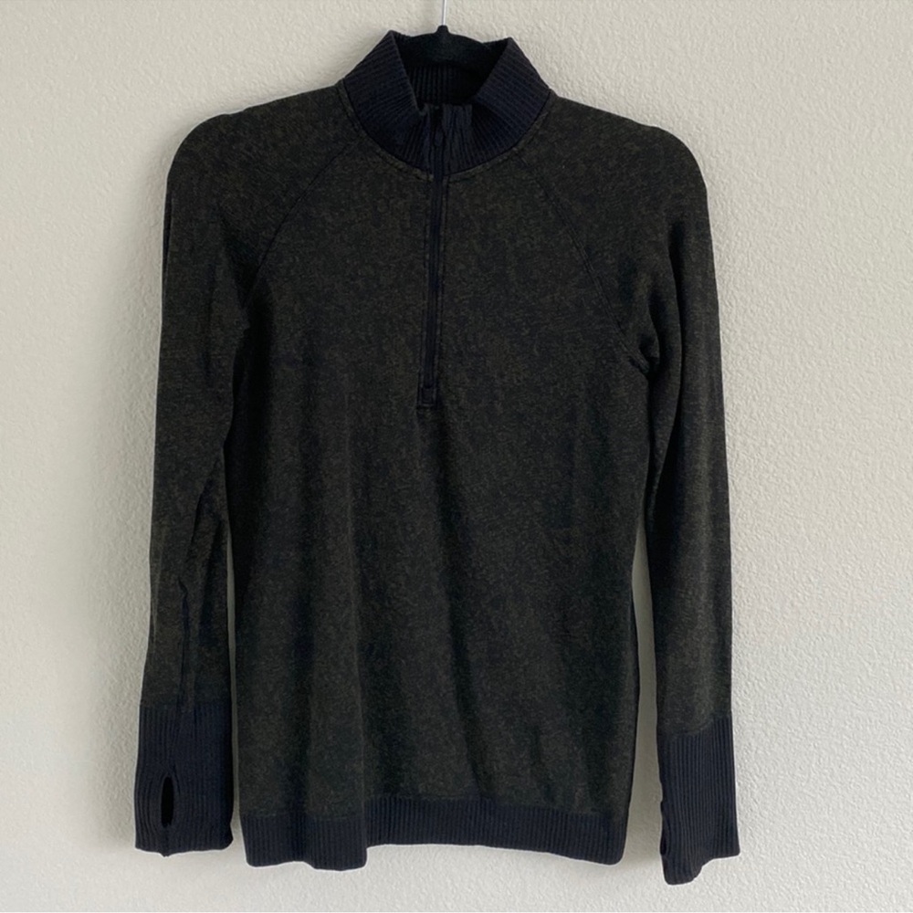 Lululemon thick swiftly LS half zip top